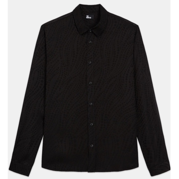 NWT | The Kooples Pearls Print Jacquard Shirt | Sz M - Picture 3 of 4